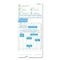 Upunch Time Clock Cards for uPunch HN3000, Two Sides, 7.37 x 3.37, PK50, 50PK HNTCG1050 - alternate 2